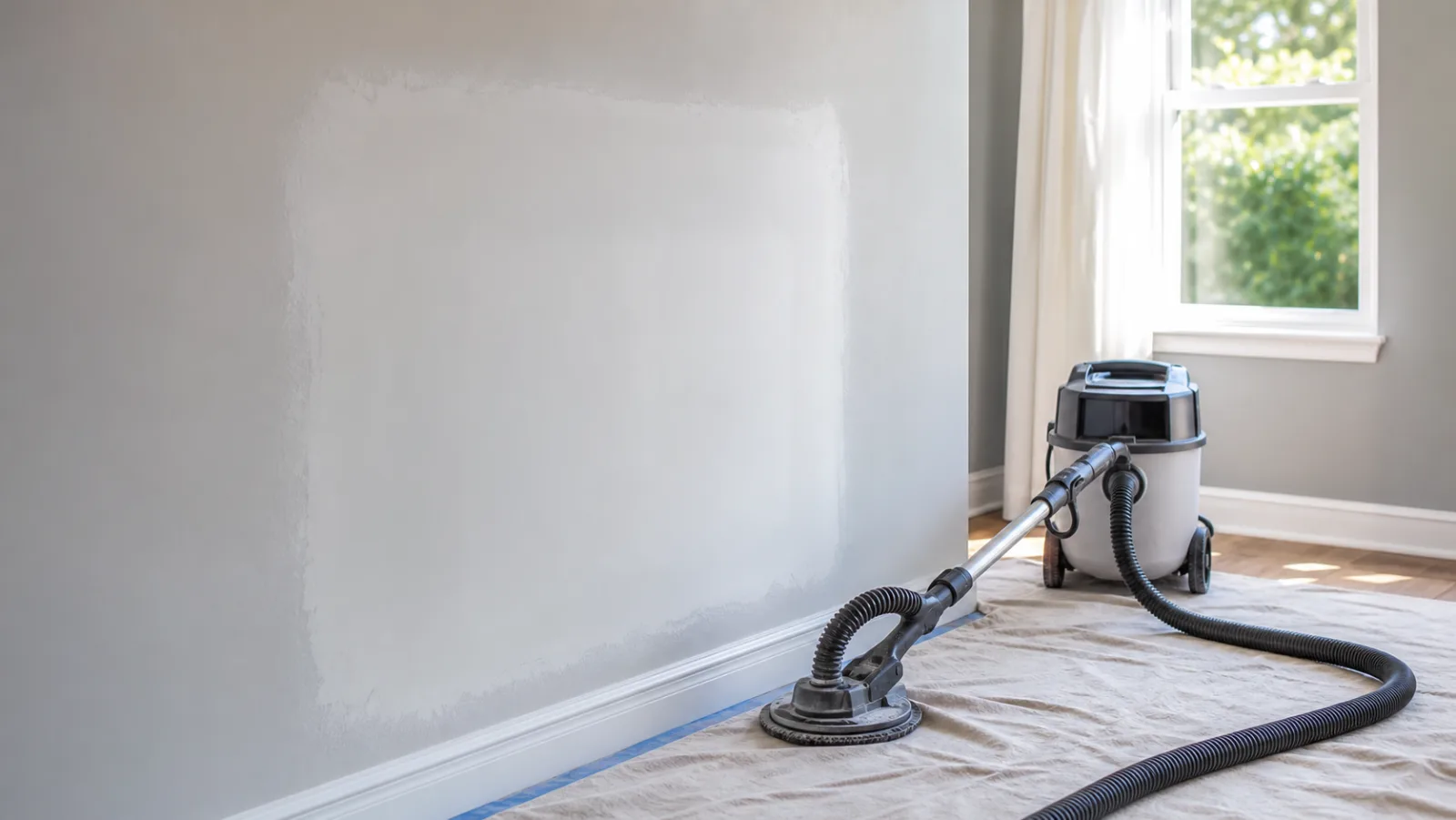 Sanding vacuum setup project photo