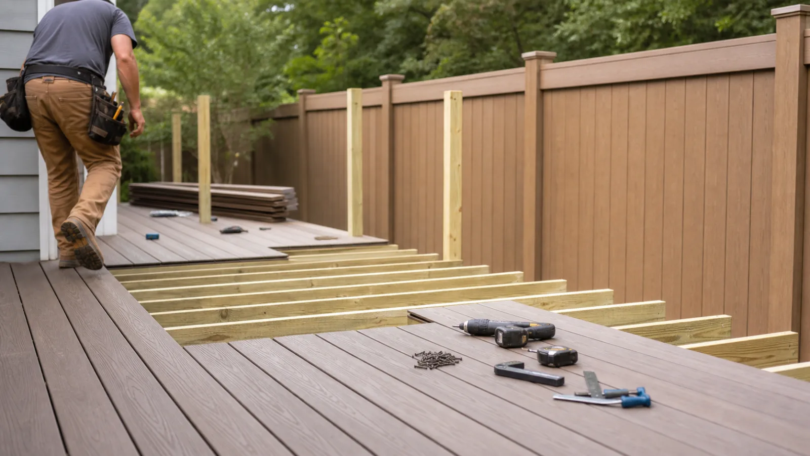 Composite deck project photo