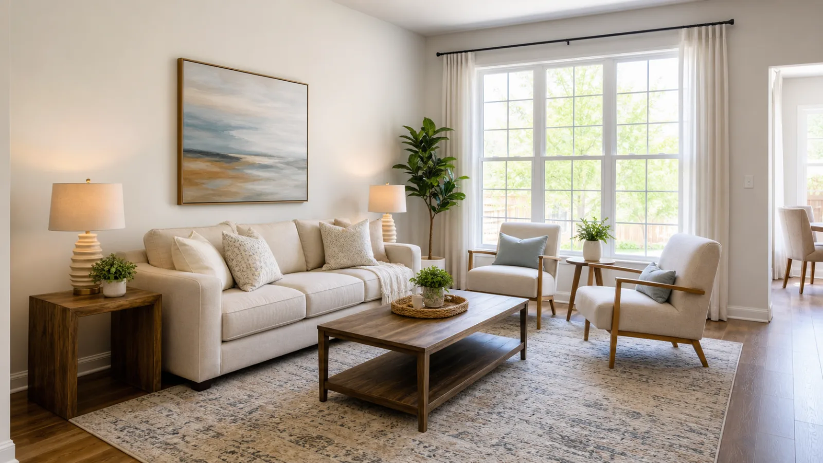 Staged listing project photo