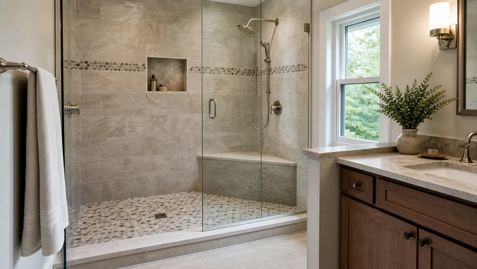 Spa bathroom project photo