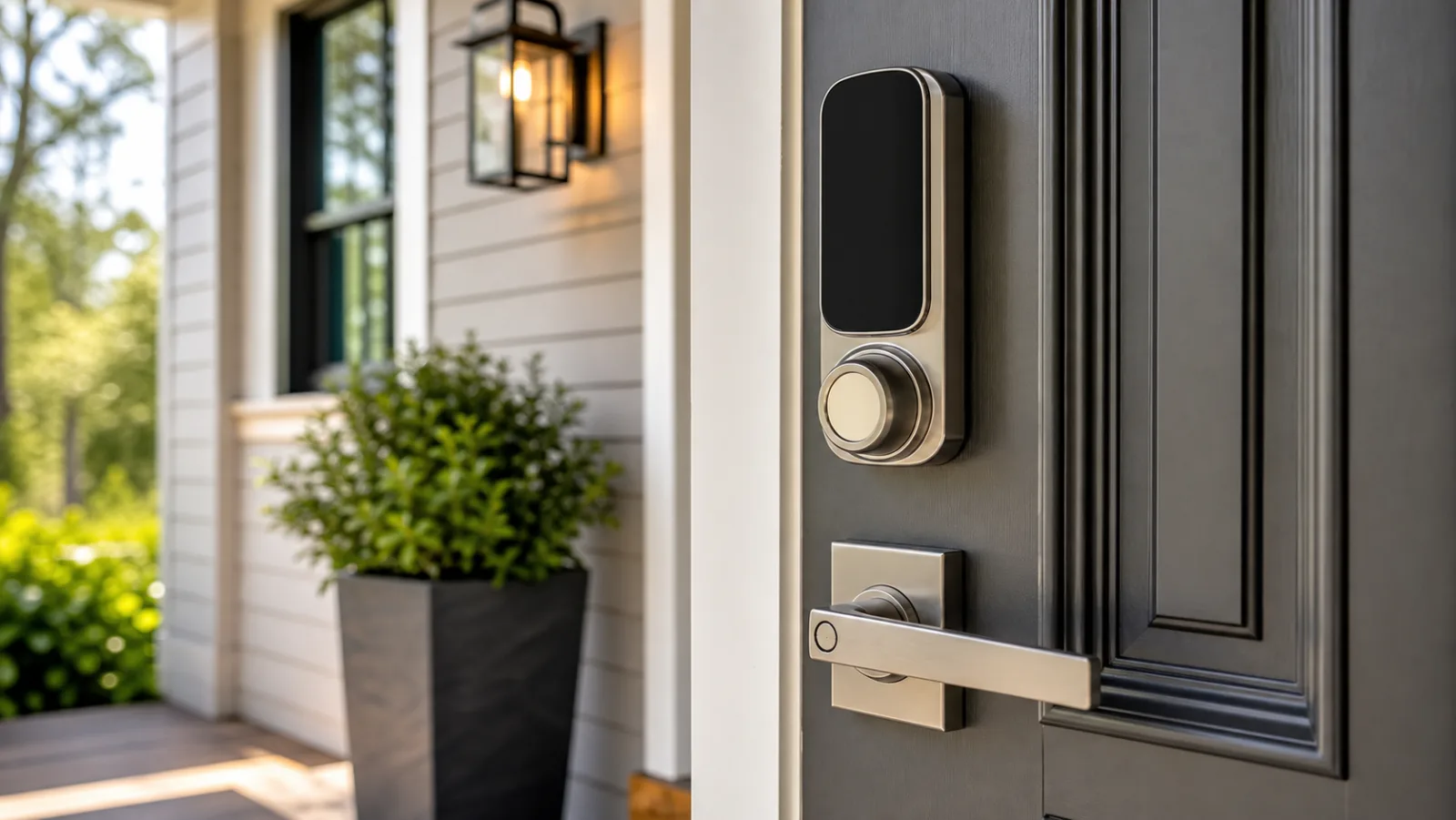 Smart lock install project photo