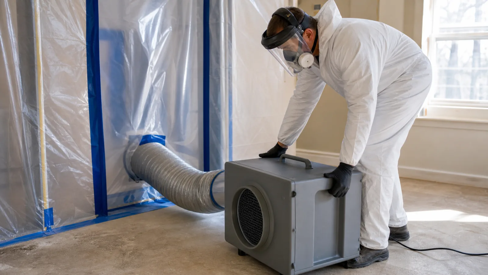 Air scrubber placement project photo